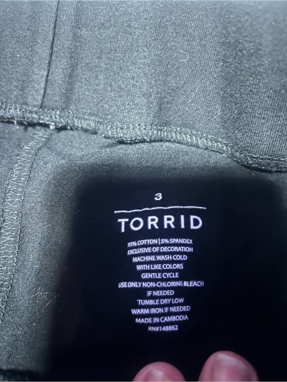 Torrid Black Women's Lace-Hem Comfort Shorts - Picture 2 of 2